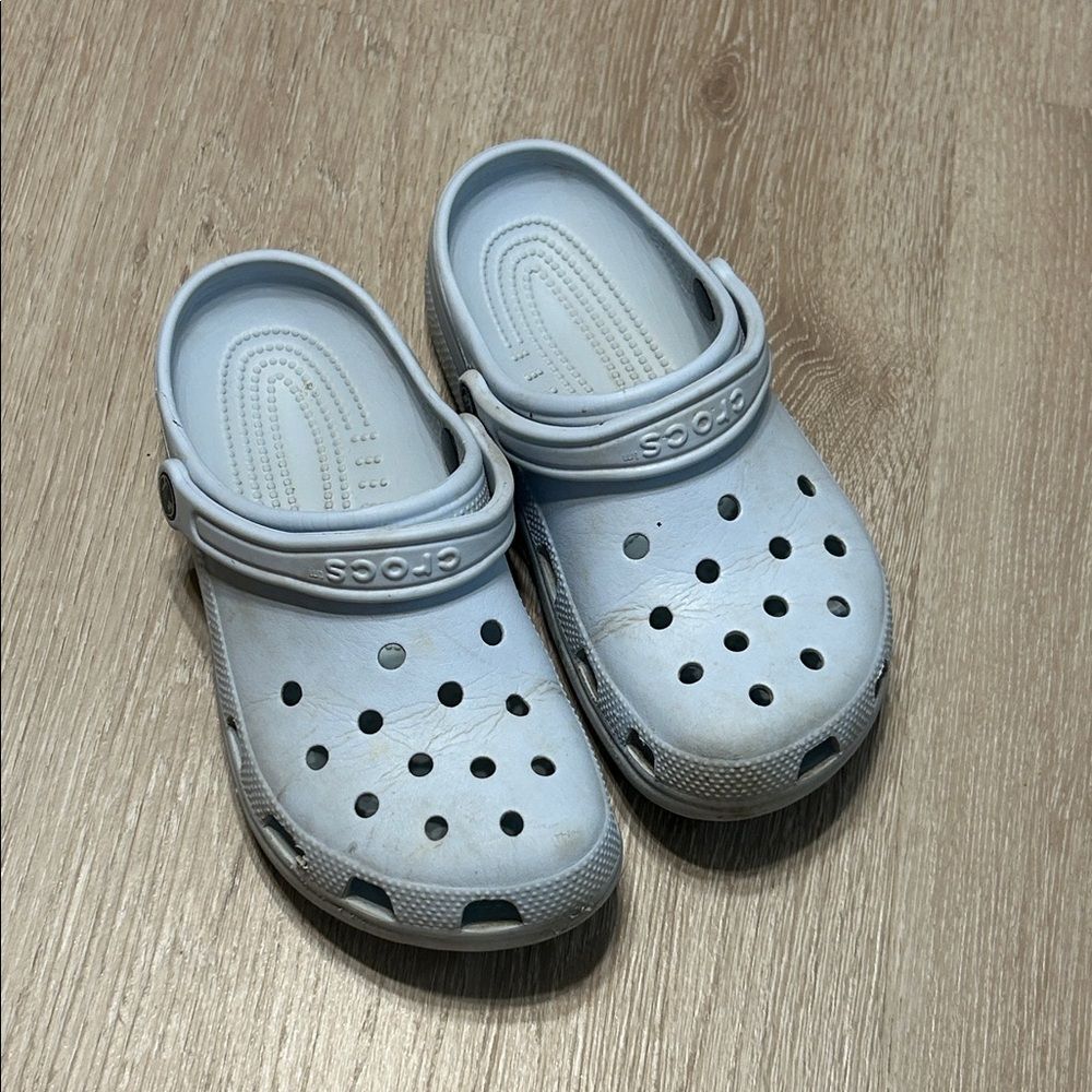 CROCS Unisex Light Blue Slip On Shoe Sz M7/W9